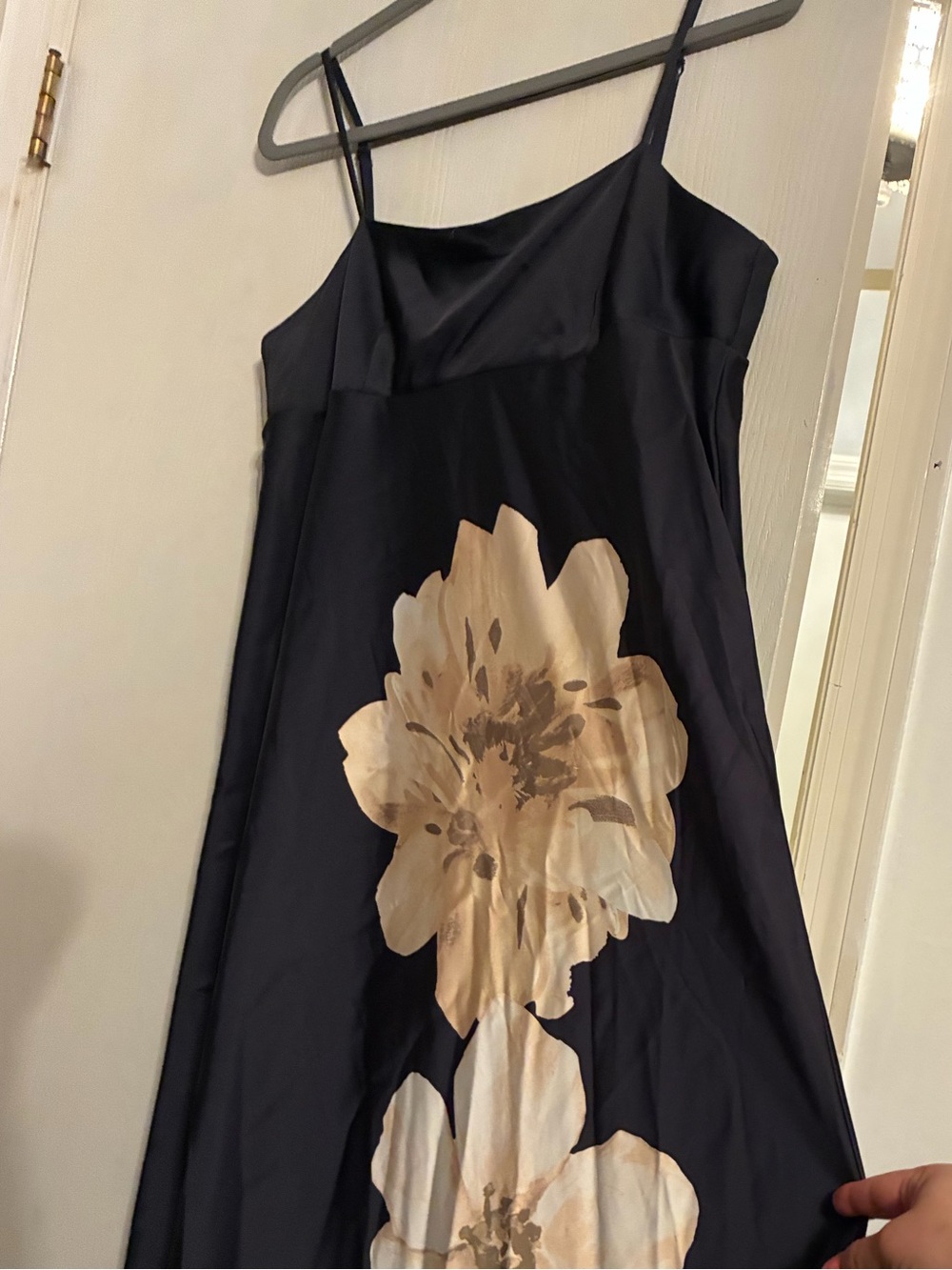 HOUSE OF HARLOW Navy Floral Slip Maxi Dress - Picture 2 of 2